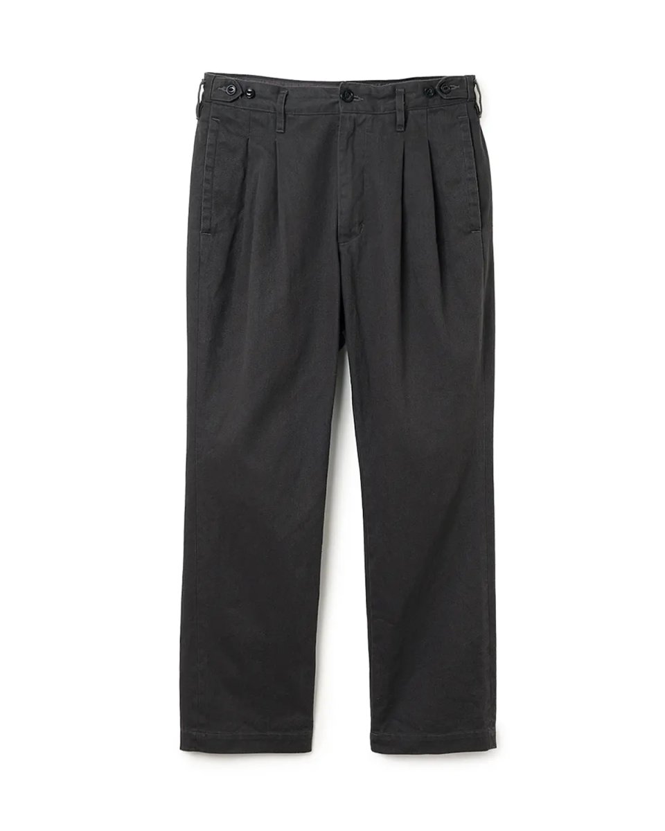 画像1: nonnative  OFFICER CHINO TROUSERS COTTON TWILL PIGMENT DYE (1)