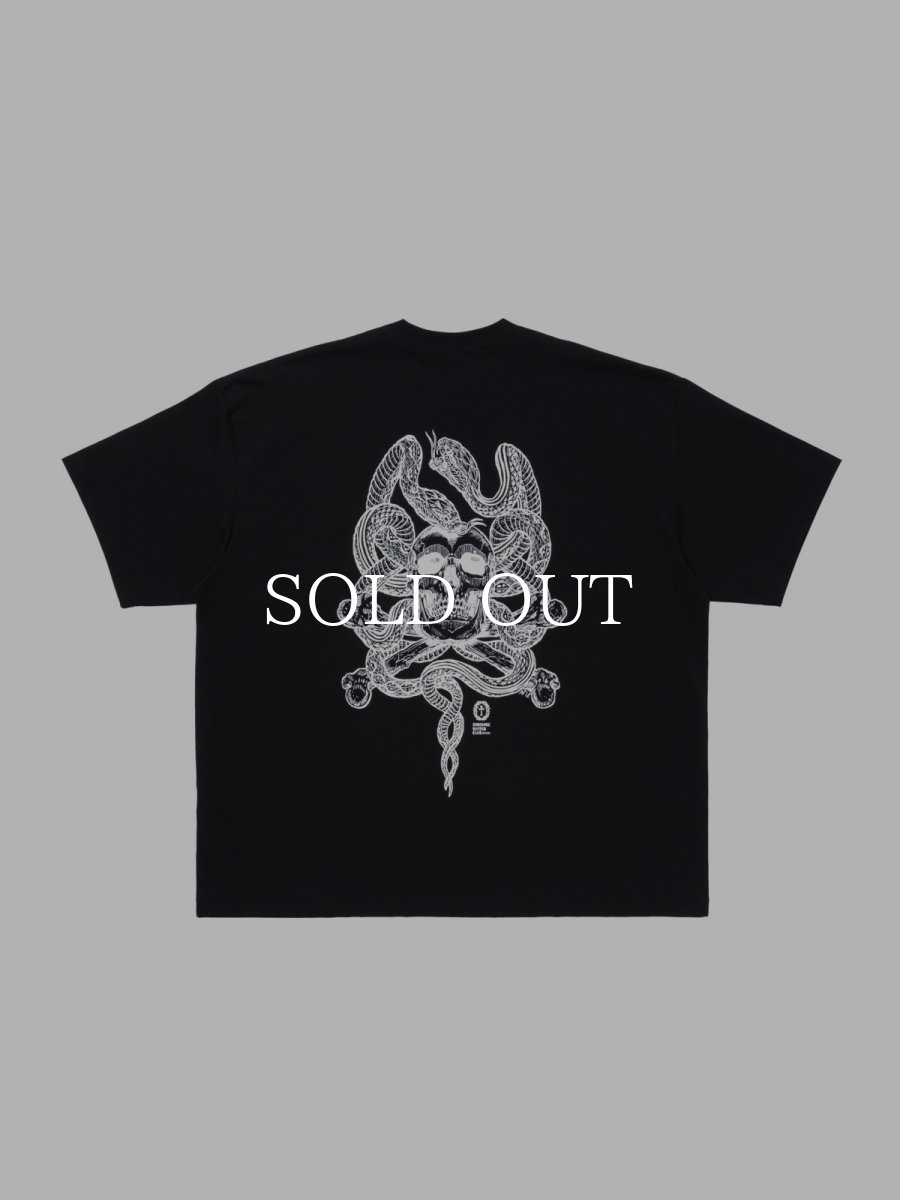 画像1: ANTIDOTE BUYERS CLUB   ASIC Oversized S/S Tee (Skull N' Snake) (1)