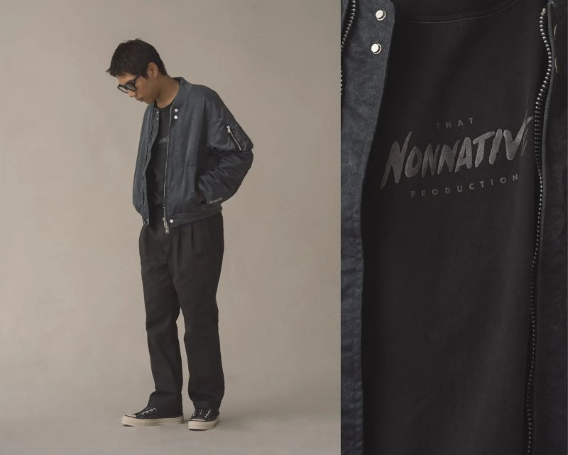 nonnative OFFICER CHINO TROUSERS COTTON TWILL PIGMENT DYE NN-P4816