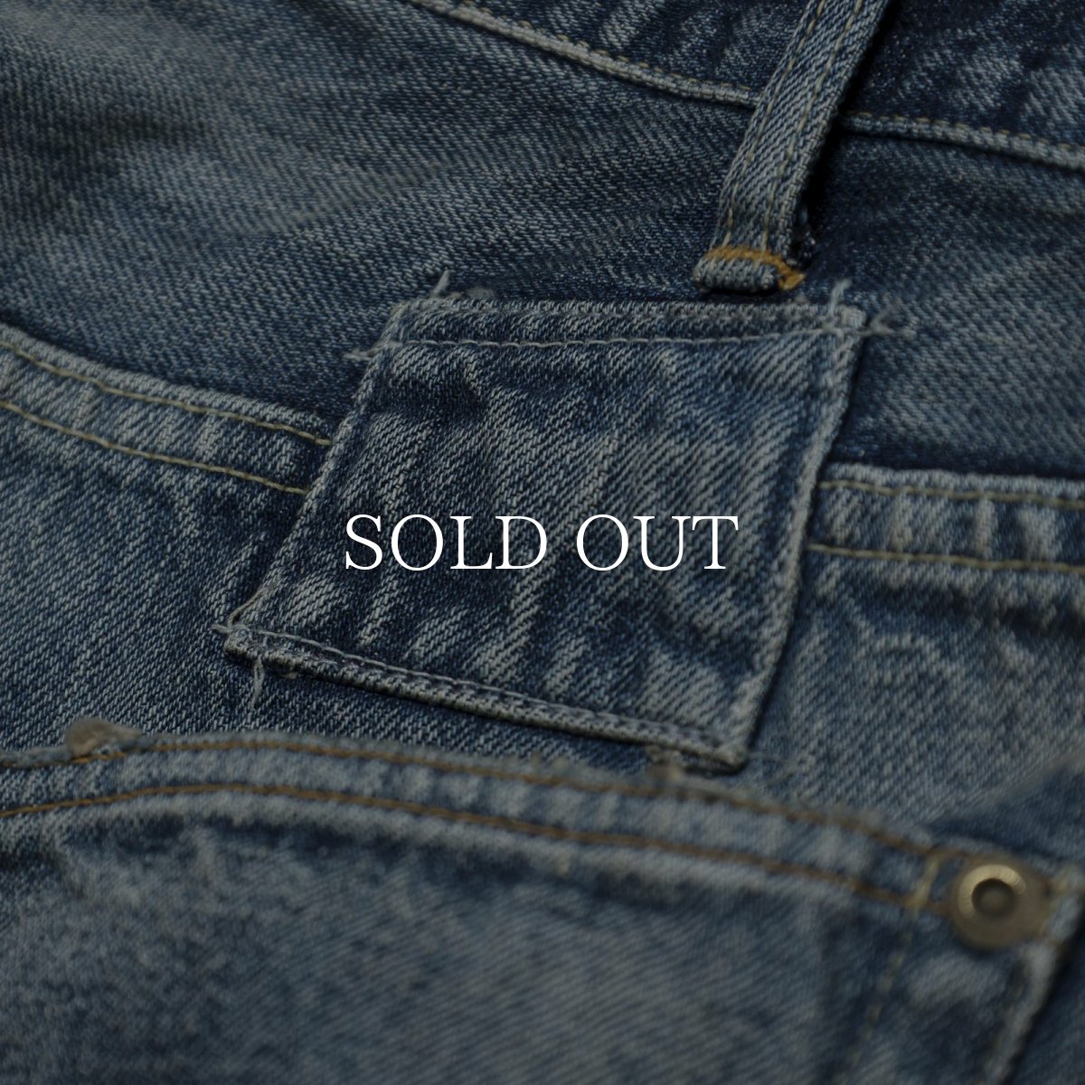 画像9: MADNESS  AGING DENIM PANTS . M2 REGULAR (9)
