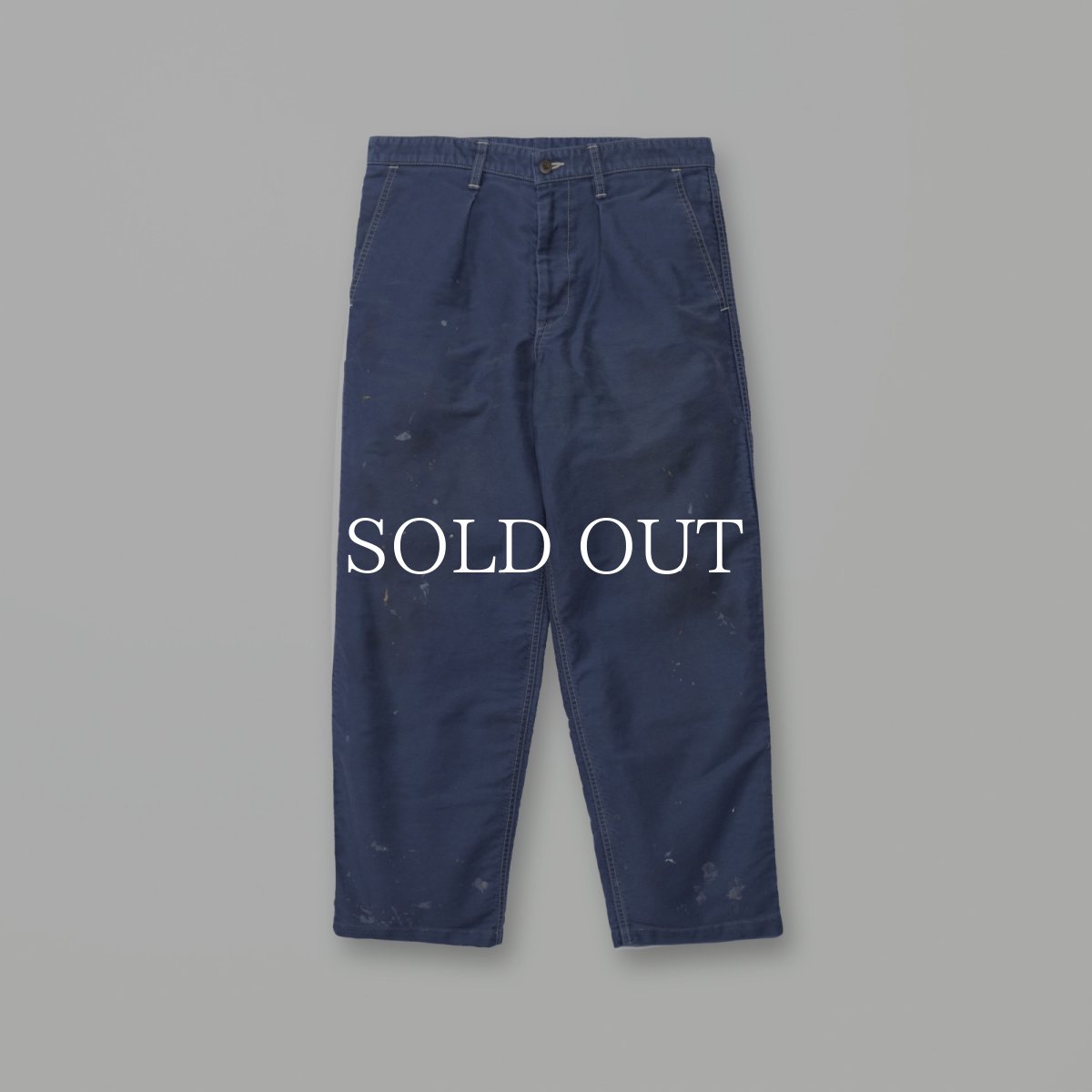 画像1: MADNESS  VTG FRENCH WORK WIDE PANTS (1)