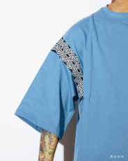 画像3: CALEE  NATIVE PATTERN RIB FOOT BALL TEE (3)