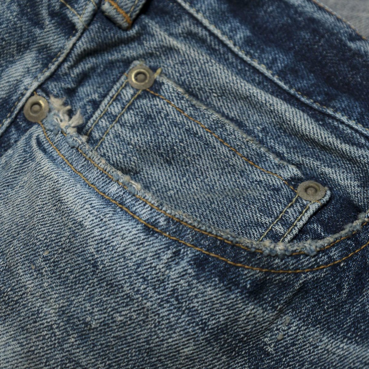 画像6: MADNESS  AGING DENIM PANTS . M2 REGULAR (6)