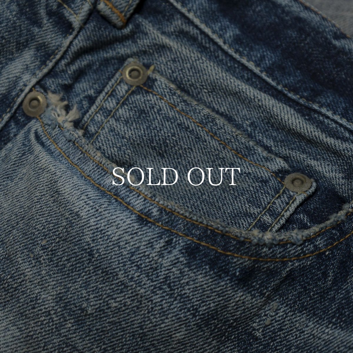 画像6: MADNESS  AGING DENIM PANTS . M2 REGULAR (6)