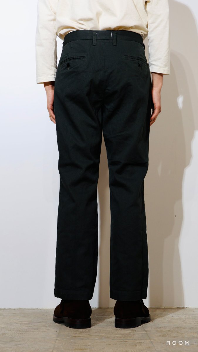 画像4: nonnative  OFFICER CHINO TROUSERS COTTON TWILL PIGMENT DYE (4)