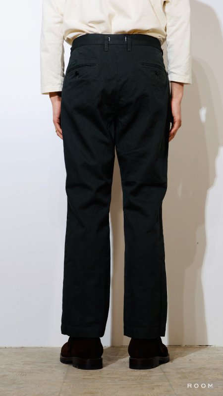 nonnative OFFICER CHINO TROUSERS COTTON TWILL PIGMENT DYE NN-P4816