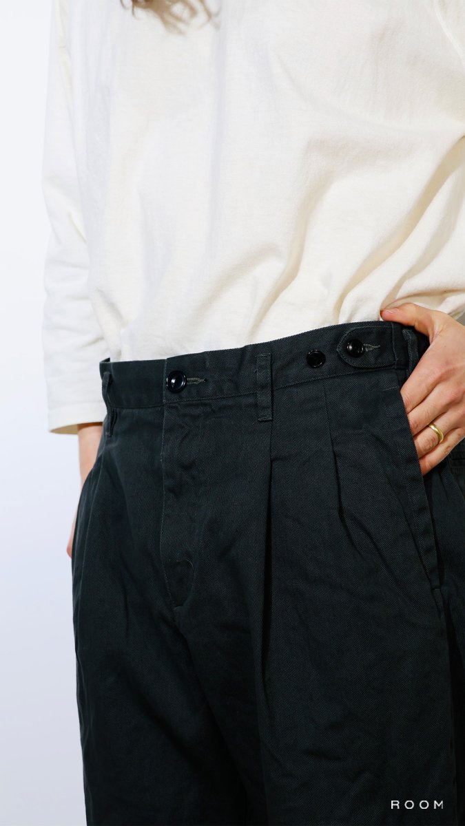 画像3: nonnative  OFFICER CHINO TROUSERS COTTON TWILL PIGMENT DYE (3)