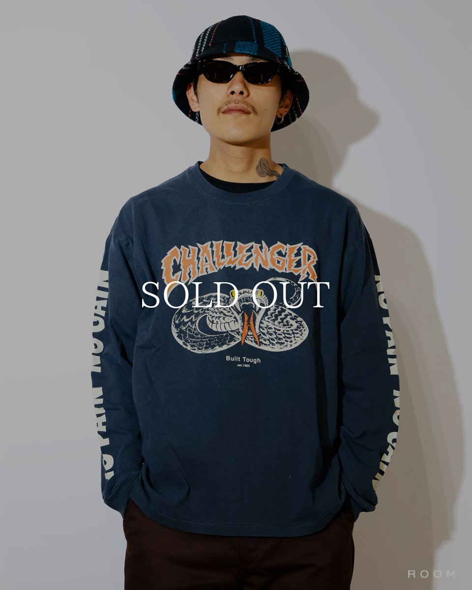 画像2: CHALLENGER  【再入荷】L/S PIGMENT SNAKE TEE (2)
