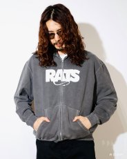 画像2: RATS  PIGMENT DYED ZIP HOODIE (2)