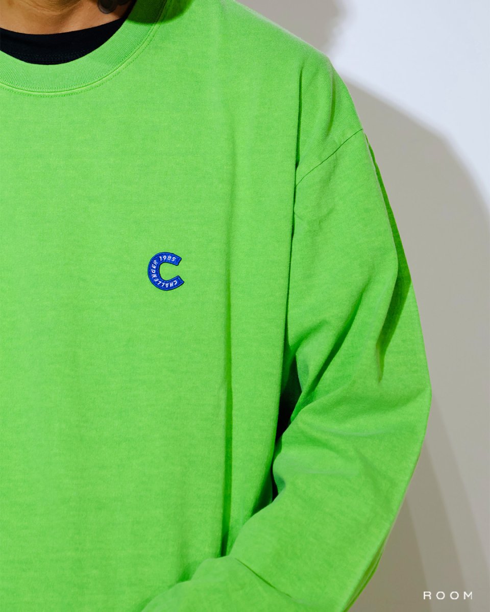 画像3: CHALLENGER  L/S PIGMENT C PATCH TEE (3)