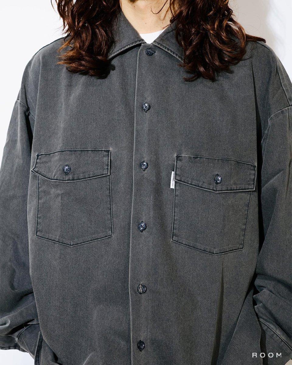 画像4: COOTIE PRODUCTIONS   Pigment Coating T/R Twill L/S Work Shirt (4)
