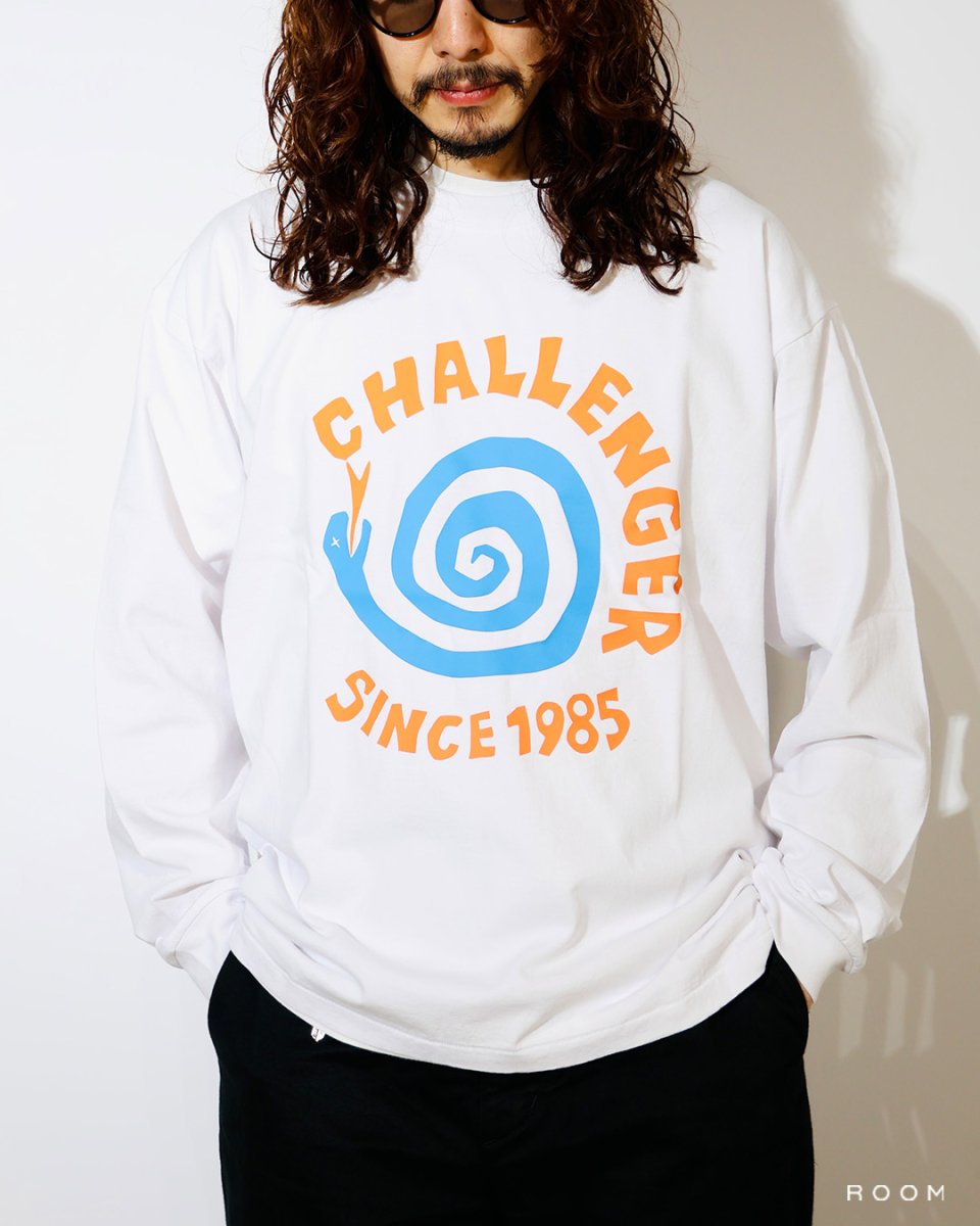 画像2: CHALLENGER  L/S PIGMENT SPIRAL SNAKE TEE (2)