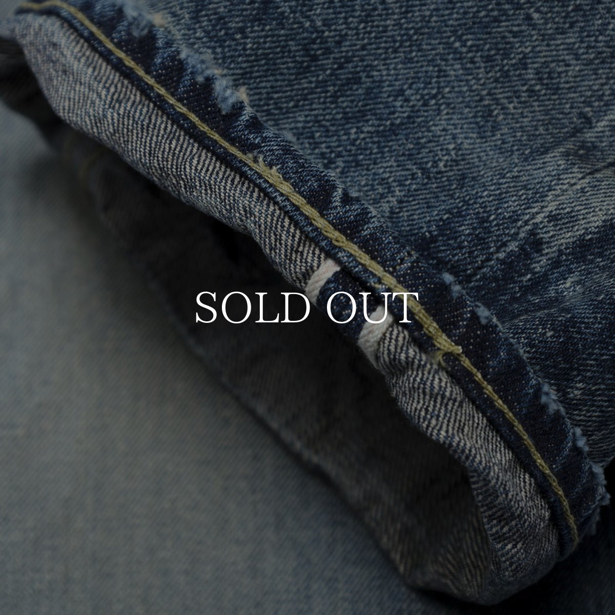 画像10: MADNESS  AGING DENIM PANTS . M2 REGULAR (10)