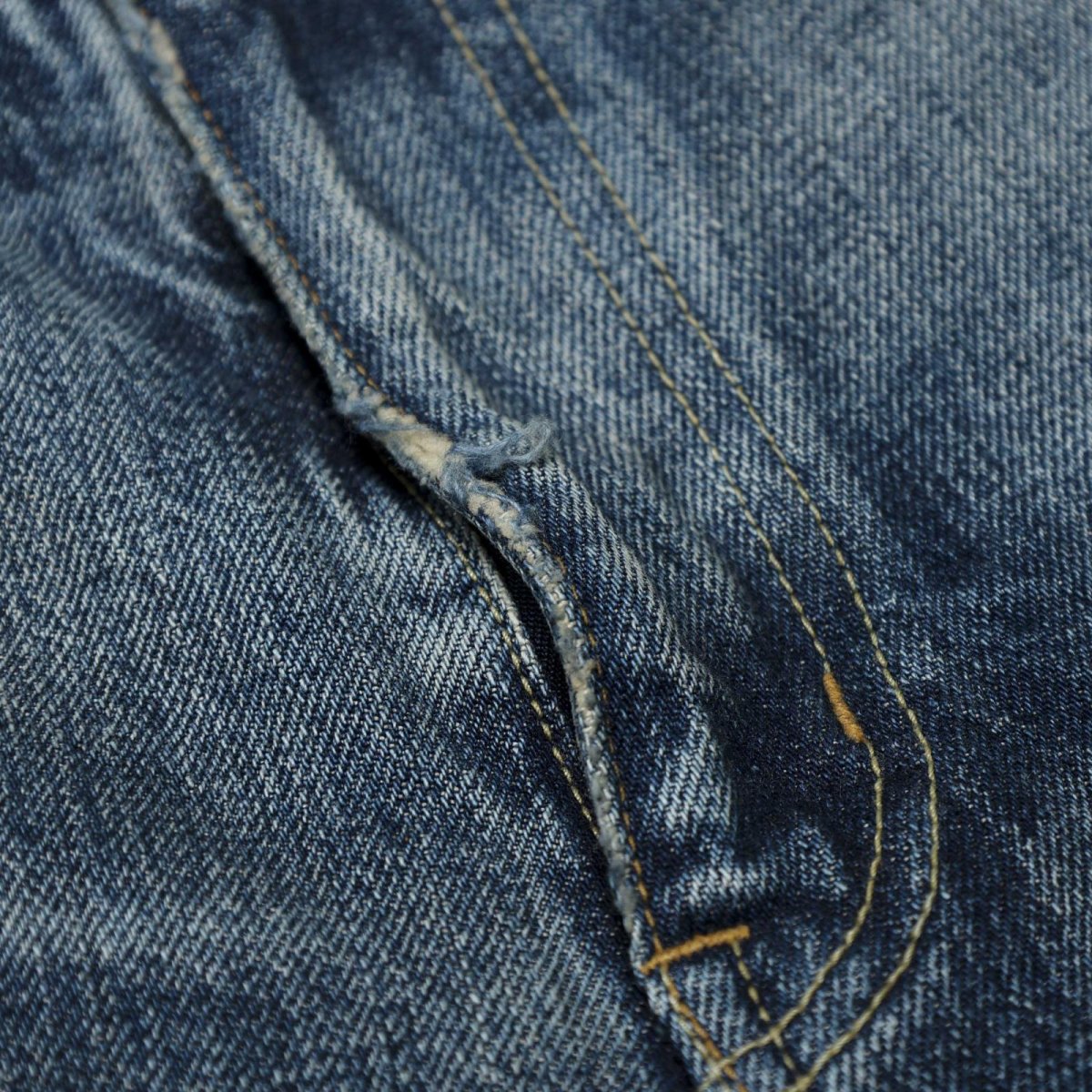 画像8: MADNESS  AGING DENIM PANTS . M2 REGULAR (8)