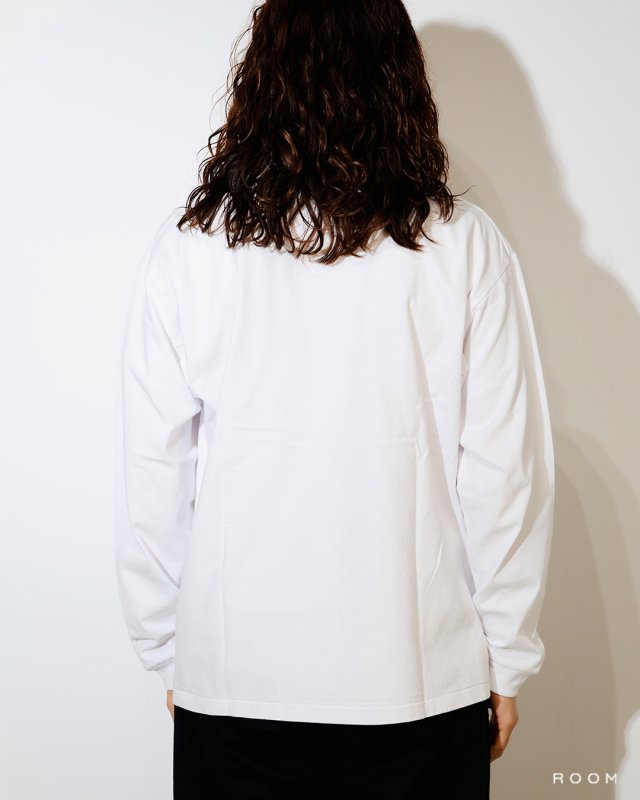 CHALLENGER L/S カットソー ホワイト　ピエロ　長瀬 CHALLENGER L/S PIGMENT SPIRAL SNAKE TEE CLG-TS 026-015 公式通販