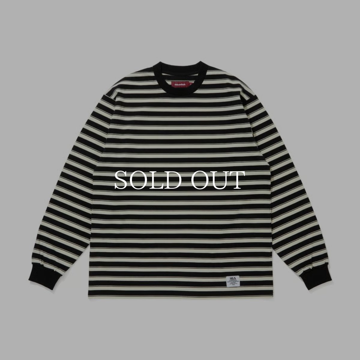 画像1: HideandSeek  Border L/S Tee (1)