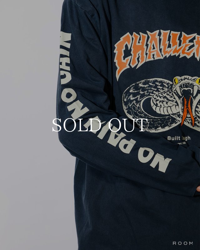 CHALLENGER 【再入荷】L/S PIGMENT SNAKE TEE CLG-TS 026-014 公式通販