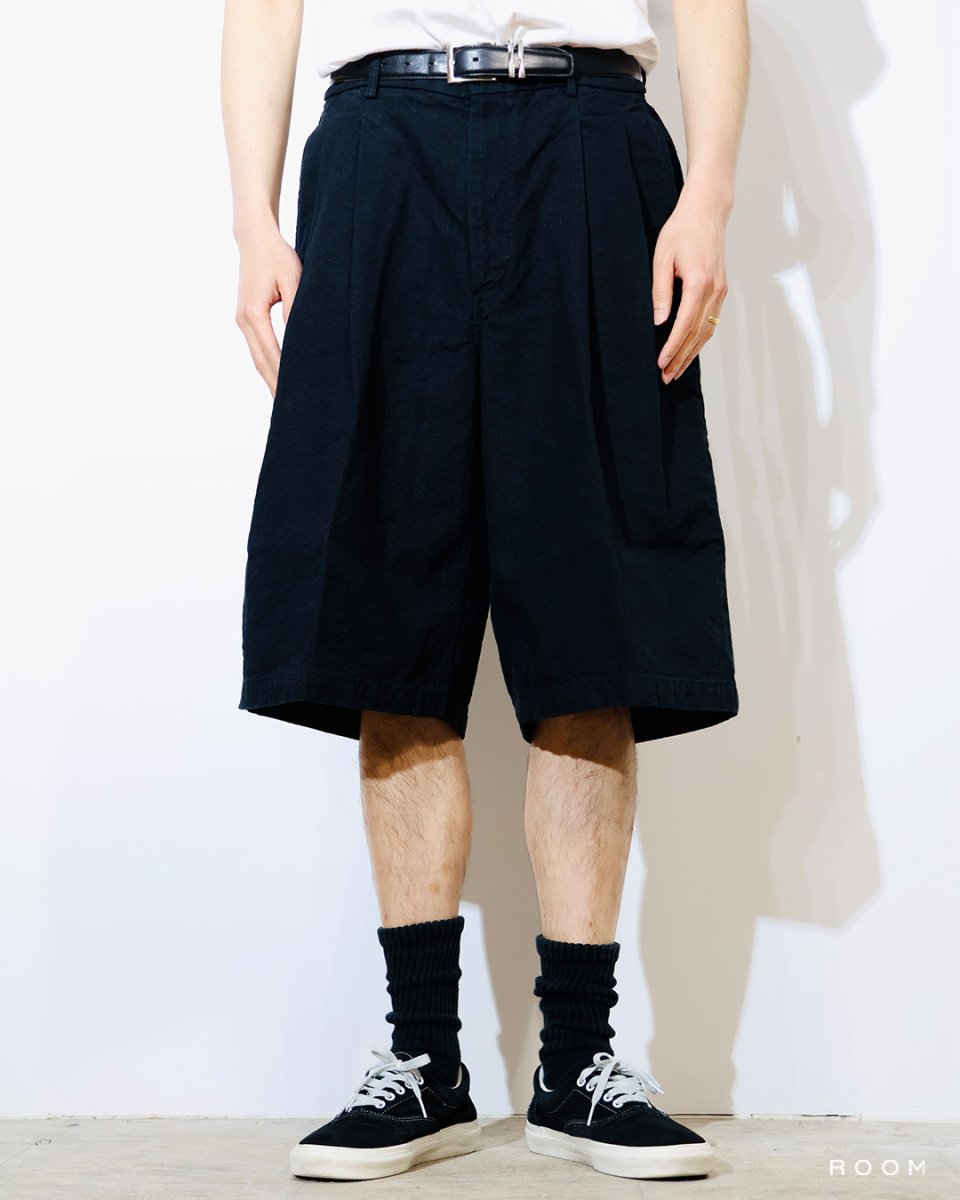 画像3: COOTIE PRODUCTIONS   C/Li Canvas 2 Tuck Short Trousers (3)