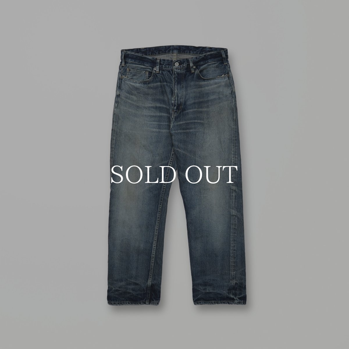 画像1: MADNESS  AGING DENIM PANTS . M2 REGULAR (1)