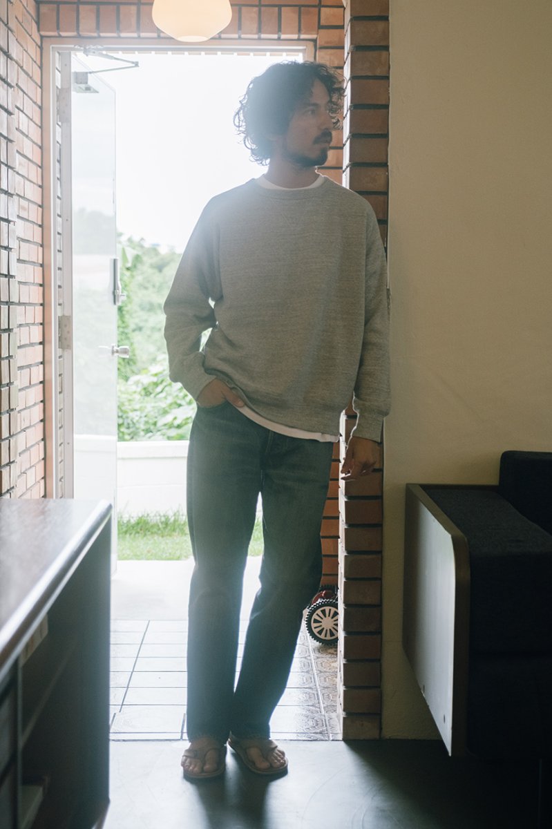 画像12: STANDARD CALIFORNIA  SD Freedom Sleeve Loop Knitting Sweat Vintage Wash (12)