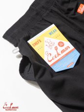 画像6: COOKMAN  シェフパンツ Chef Pants Short Linen Black (6)