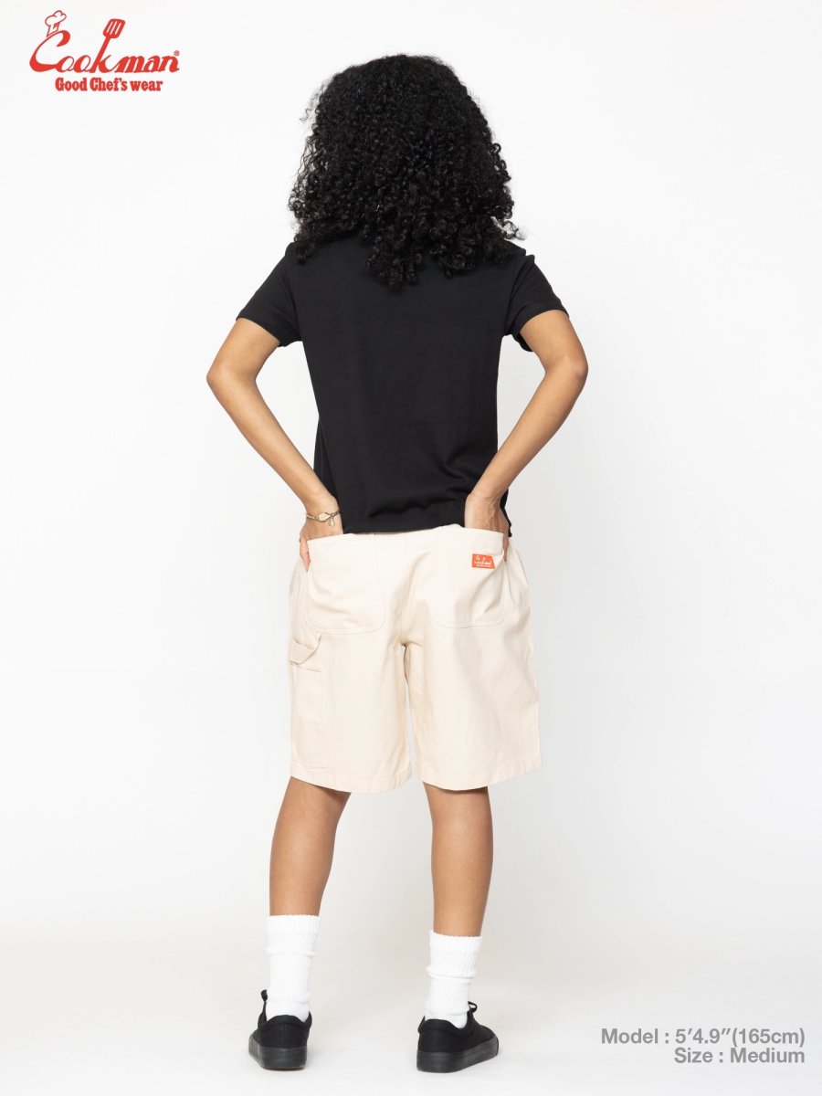 画像17: COOKMAN  カーペンターパンツ Carpenter's Pants ShortHeavy twill Cream (17)