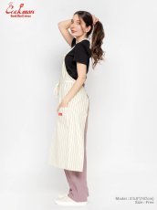 画像16: COOKMAN  ロングエプロン Long Apron Herringbone Stripe Cream (16)