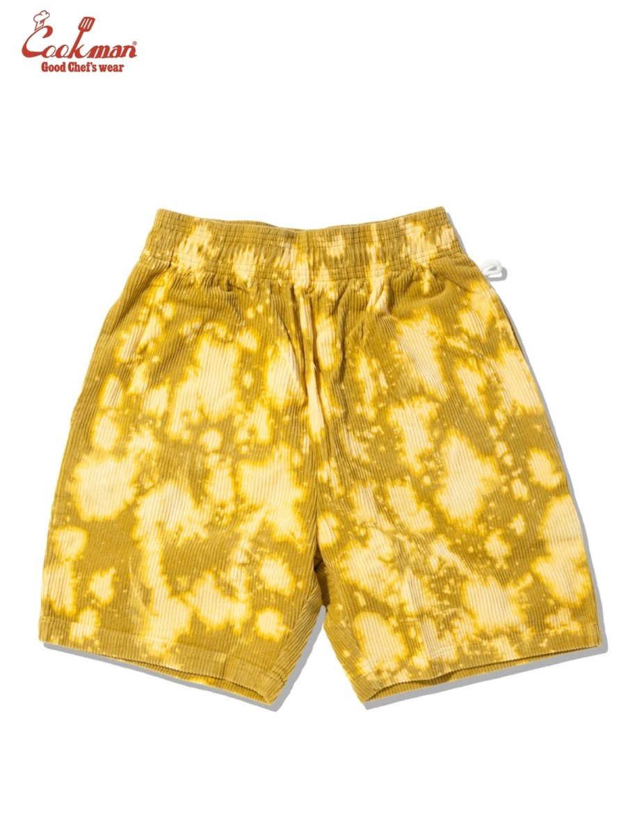 画像2: COOKMAN  シェフパンツ Chef Pants Short Corduroy FAT Bleach Yellow (2)