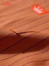 画像5: COOKMAN  ロングエプロン Long Apron Herringbone Stripe Brick (5)