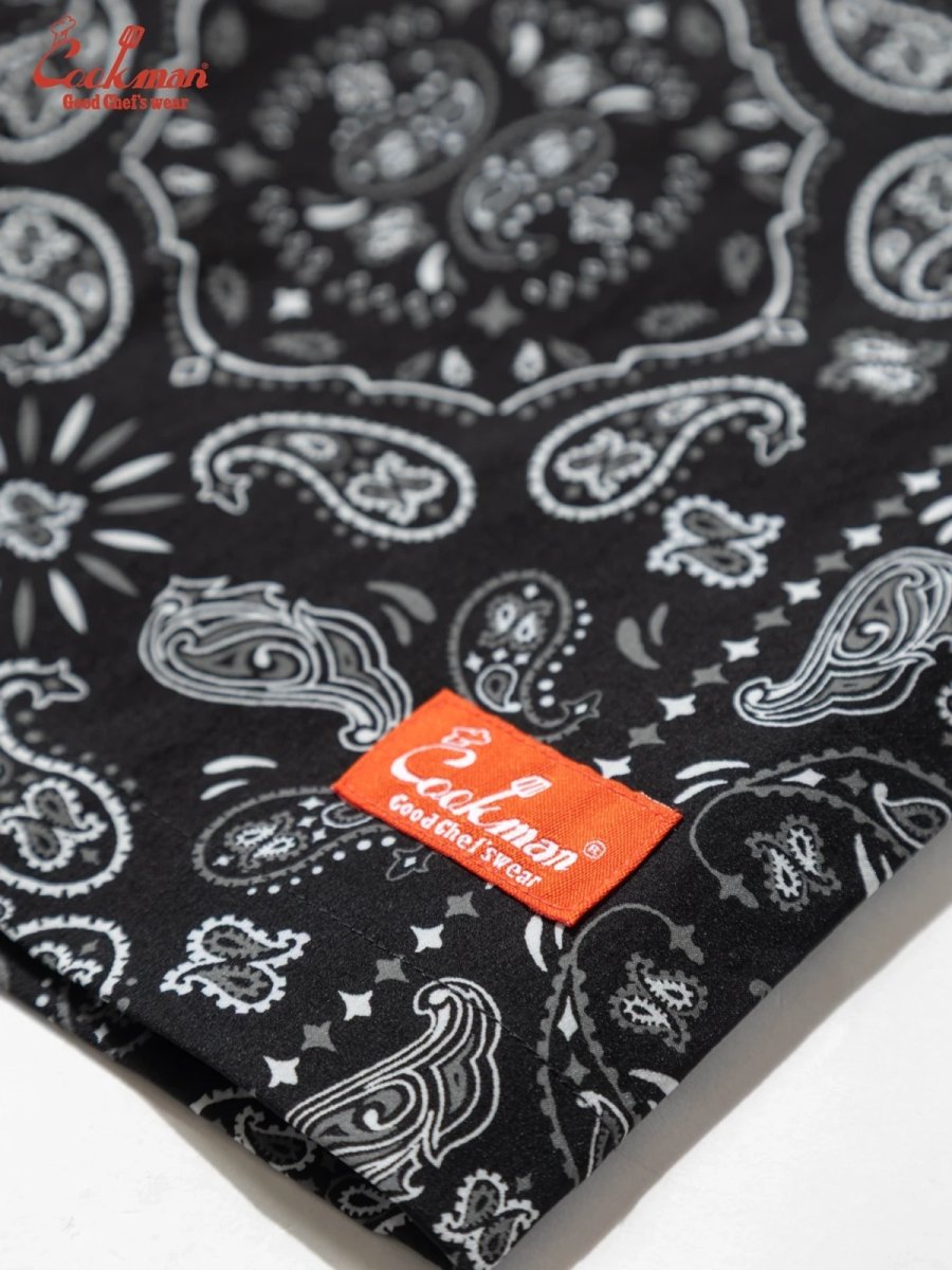 画像13: COOKMAN  シェフパンツ Chef Pants Short Light Paisley Black (13)