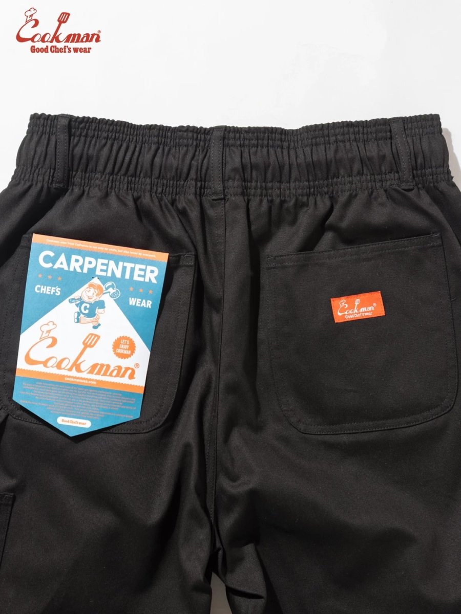 画像6: COOKMAN  カーペンターパンツ Carpenter's Pants Short Heavy twill Black (6)