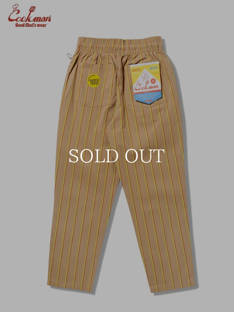 画像4: COOKMAN  シェフパンツ Chef Pants BjornQorn Carton Stripe (4)