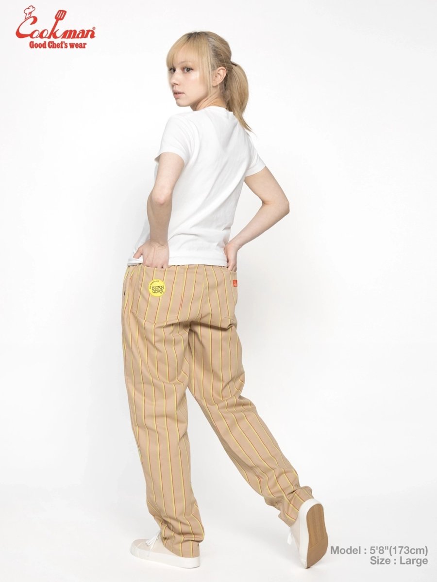 画像6: COOKMAN  シェフパンツ Chef Pants BjornQorn Carton Stripe (6)