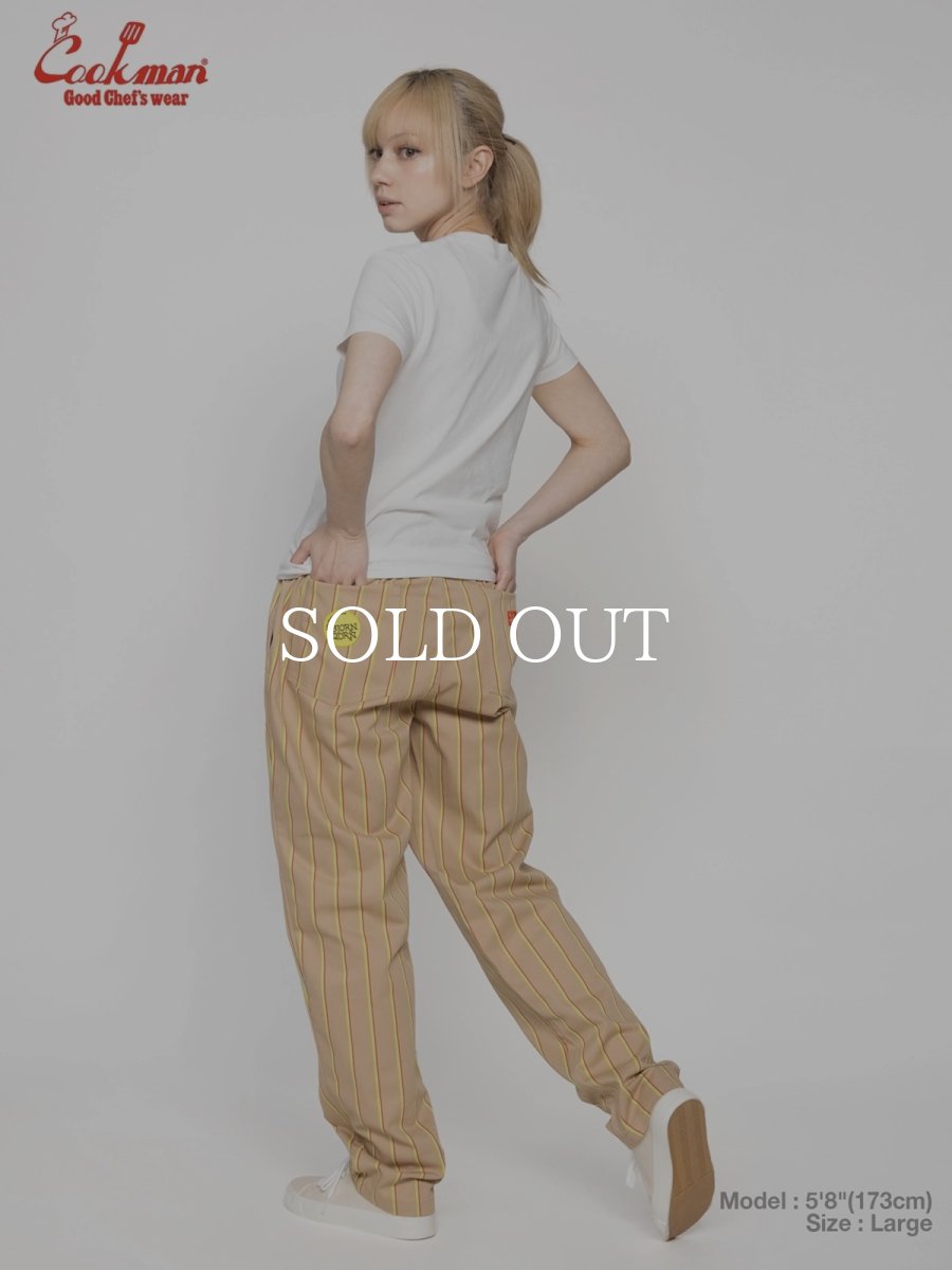 画像6: COOKMAN  シェフパンツ Chef Pants BjornQorn Carton Stripe (6)