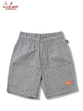 画像1: COOKMAN  シェフパンツ Chef Pants Short Front Pocket Hickory Black (1)