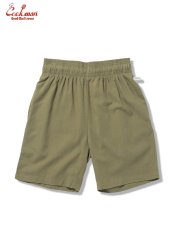 画像1: COOKMAN  シェフパンツ Chef Pants Short Linen Olive (1)