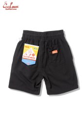 画像2: COOKMAN  シェフパンツ Chef Pants Short Linen Black (2)