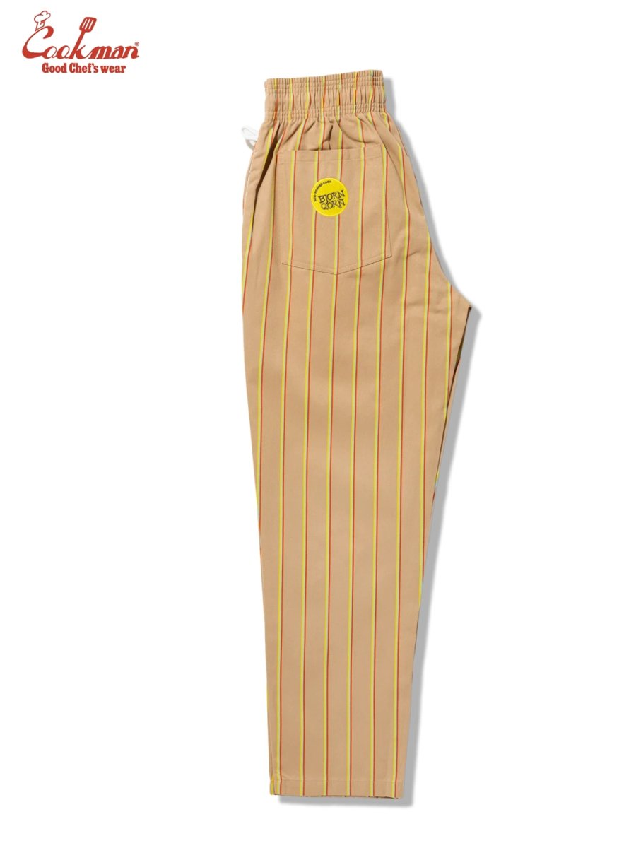 画像2: COOKMAN  シェフパンツ Chef Pants BjornQorn Carton Stripe (2)