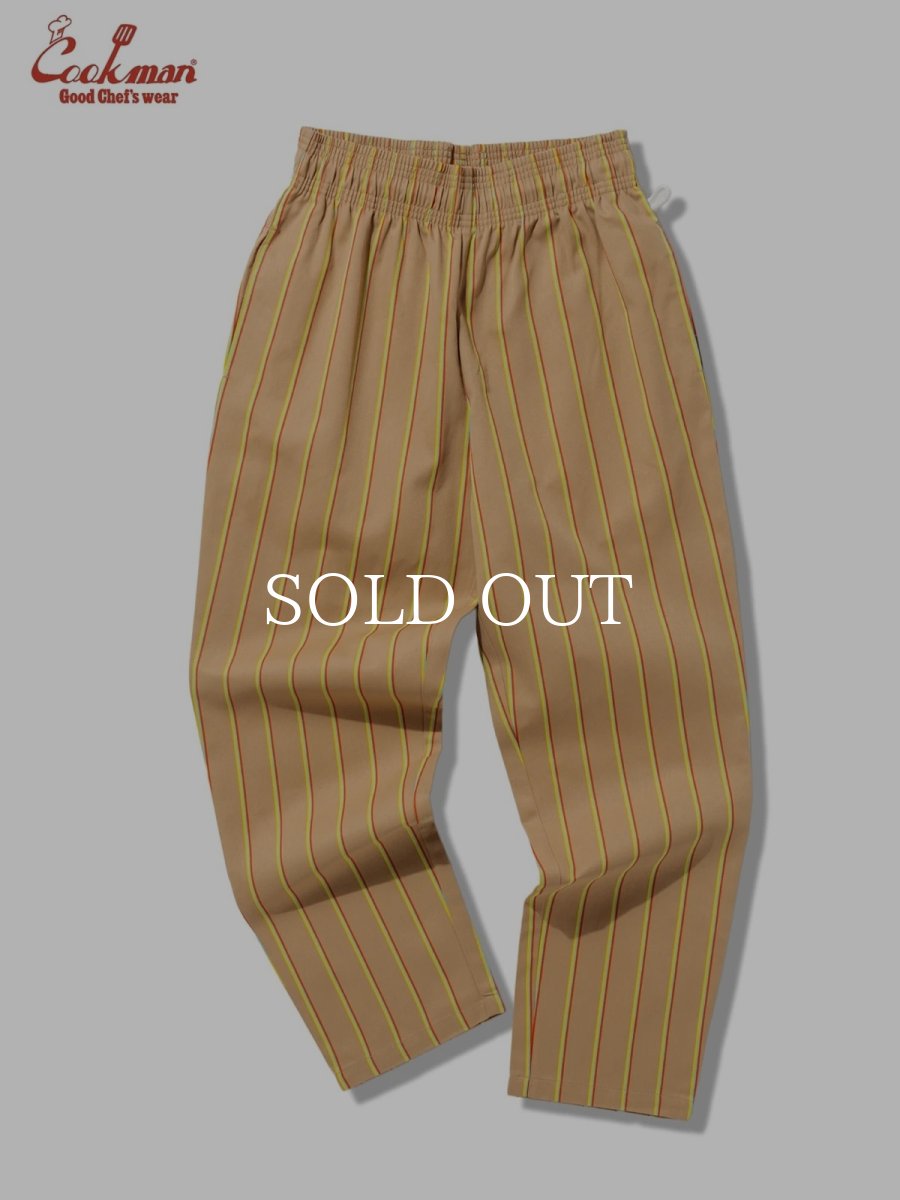 画像19: COOKMAN  シェフパンツ Chef Pants BjornQorn Carton Stripe (19)