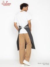 画像13: COOKMAN  ロングエプロン Long Apron Herringbone Stripe Charcoal (13)