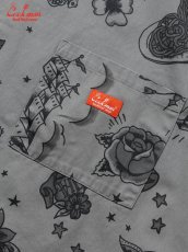 画像5: COOKMAN  ロングエプロン Old Tattoo Gray (5)