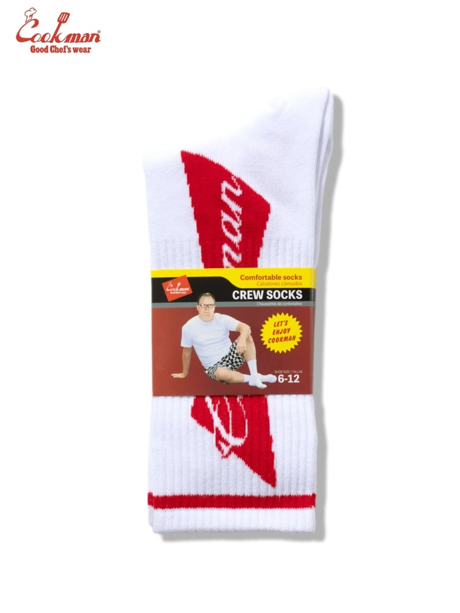 画像5: COOKMAN  ソックス Rib Crew Socks Beer Tie (5)