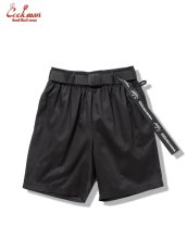 画像2: COOKMAN  シェフパンツ Chef Pants Short Black Belt Vision Black (2)