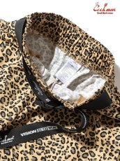 画像8: COOKMAN  シェフパンツ Chef Pants Short Black Belt Vision Leopard Beige (8)
