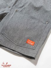 画像19: COOKMAN  シェフパンツ Chef Pants Short Front Pocket Hickory Black (19)