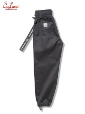 画像5: COOKMAN  シェフパンツ Chef Pants Semiwide Black Belt Vision Black (5)