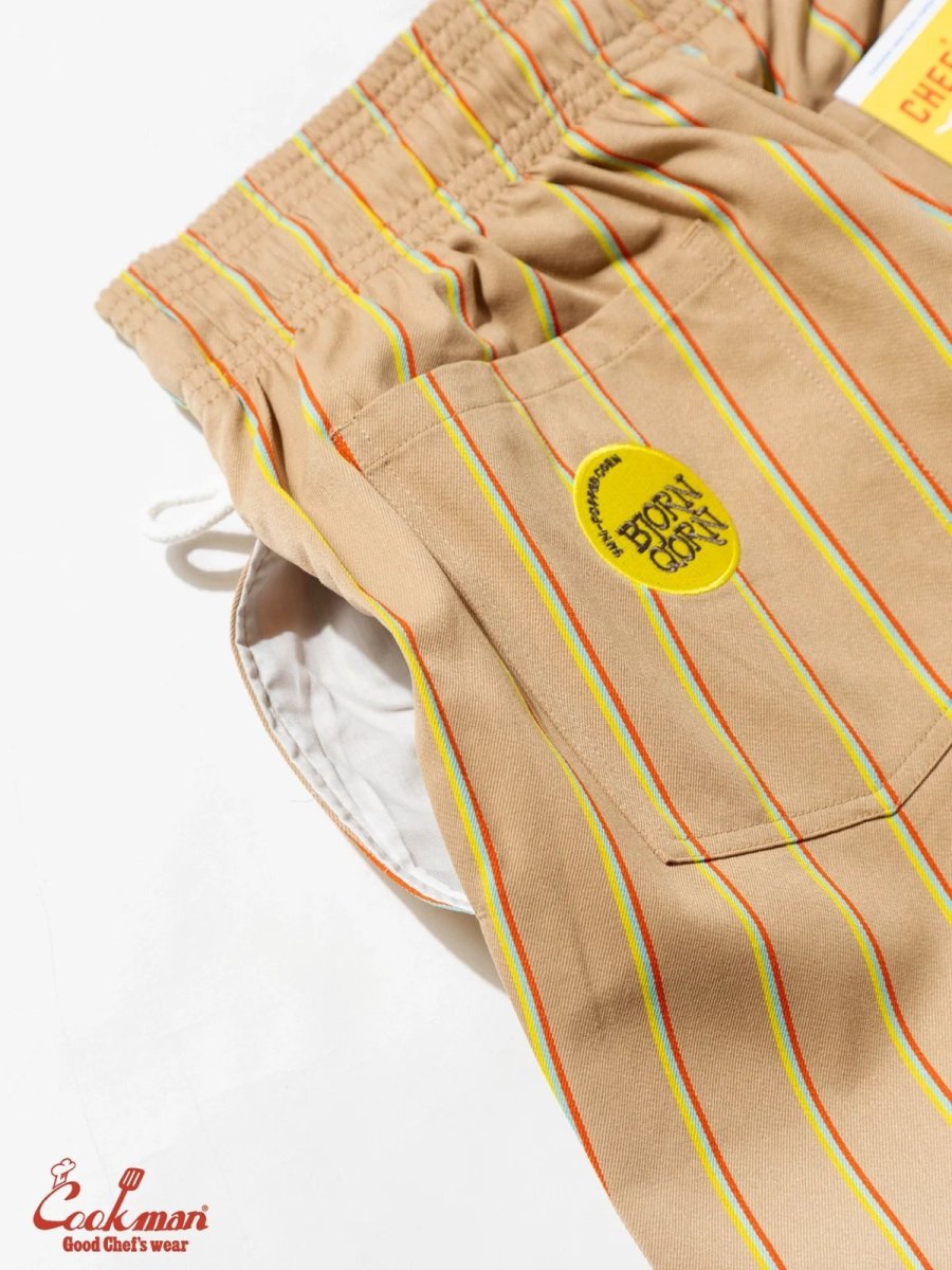 画像16: COOKMAN  シェフパンツ Chef Pants BjornQorn Carton Stripe (16)