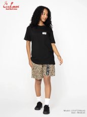 画像3: COOKMAN  シェフパンツ Chef Pants Short Black Belt Vision Leopard Beige (3)