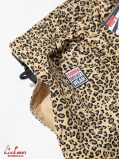 画像12: COOKMAN  シェフパンツ Chef Pants Short Black Belt Vision Leopard Beige (12)
