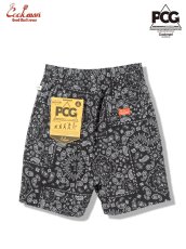 画像1: COOKMAN  シェフパンツ Chef Pants Short Light Paisley Black (1)